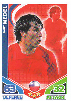 Gary Medel Chile 2010 World Cup Match Attax #44